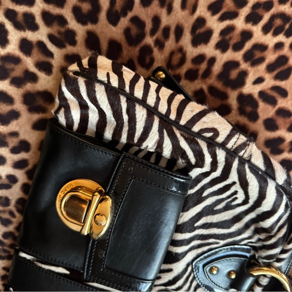 Marc Jacobs Zebra Print Satchel with Black Accents - Picture 2 of 8
